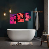 CanvasTrend -- Sexy Wall Decor Poster Seductive Space Sensual Art - Enhance Your Home Decor Today Modern Canvas Print Decor Pictures Bathroom Decor With Wooden Frame Hangable - 36" W x 16" H
