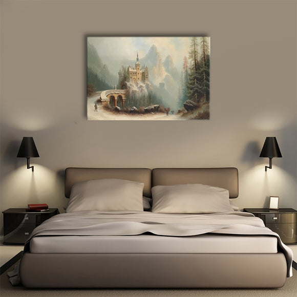 Modern Landscape Painting Picture Wall Art on Canvas for Living Room Home Decor Printed Posters and Prints Stretched Ready to Hang (20 X 24 Inches, on Canvas)